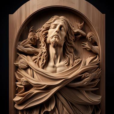 3D model st jesus (STL)